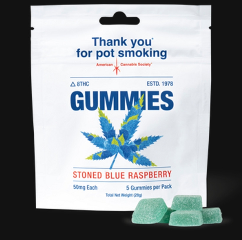 Indulge in a Delicious and Relaxing Experience with Our Delta 8 Gummies - Thank You For Pot Smoking Blue Raspberry 250mg