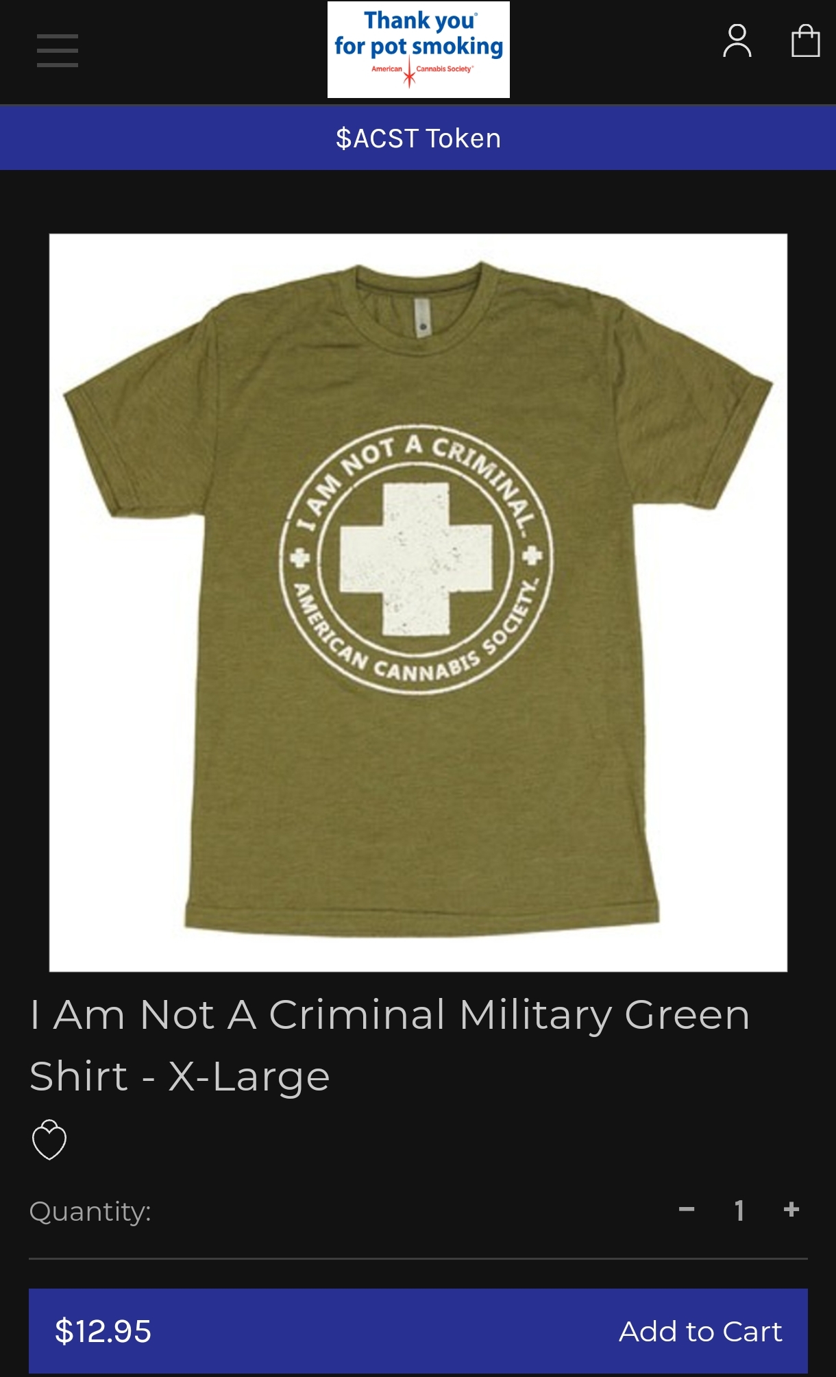 THCFactor.com cannabis t-shirt celebrating one million shirts sold