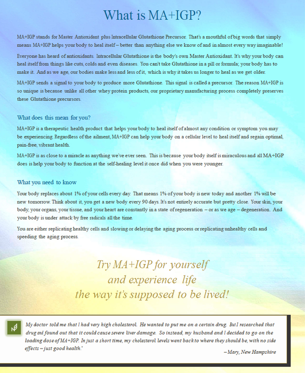 Click below to be directed to MA+IGP Frequently Asked Questions:

https://novusera.com/ma-igp-faq/