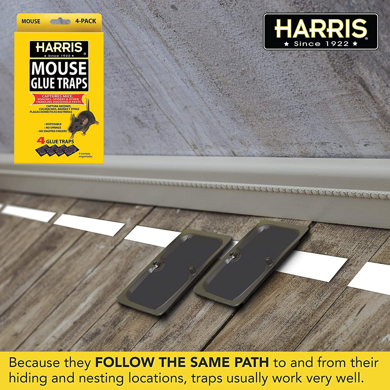 Harris Mouse Glue Trap 2 Pack