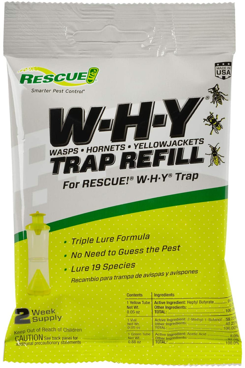 RESCUE Indoor Non-Toxic Fruit Fly Trap Attractant Refill, 30 Days