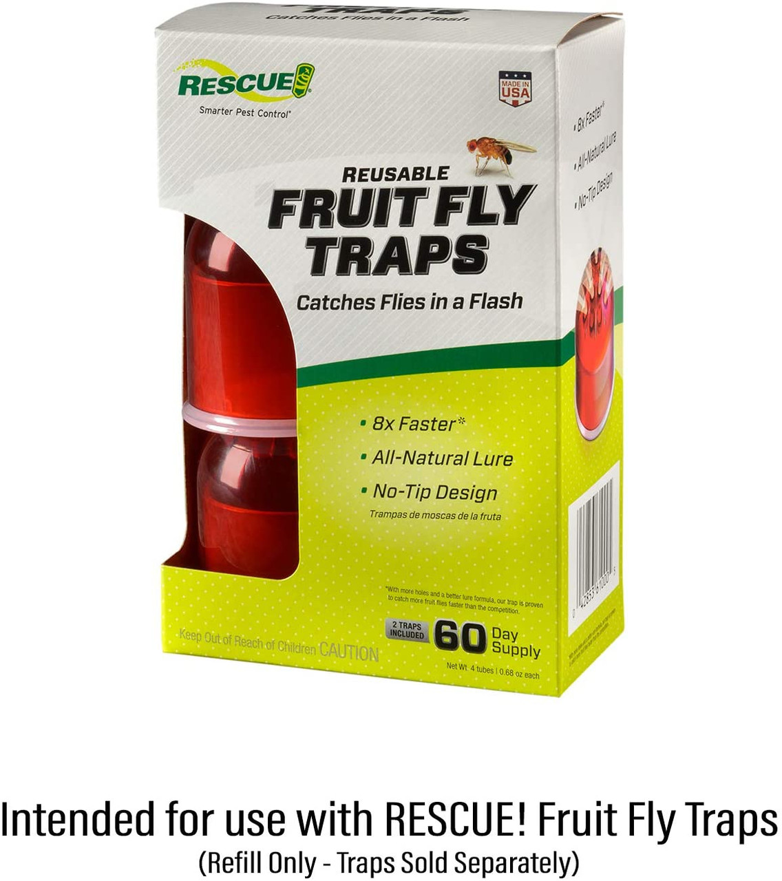 Rescue Indoor Reusable Fruit Fly Trap