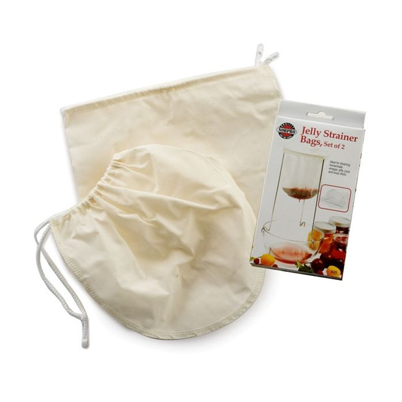 Nut Milk Bag strainer Raw Cotton cloth for Juice, Yogurt, Nut Milk,Cheese  (Pack Of 2)