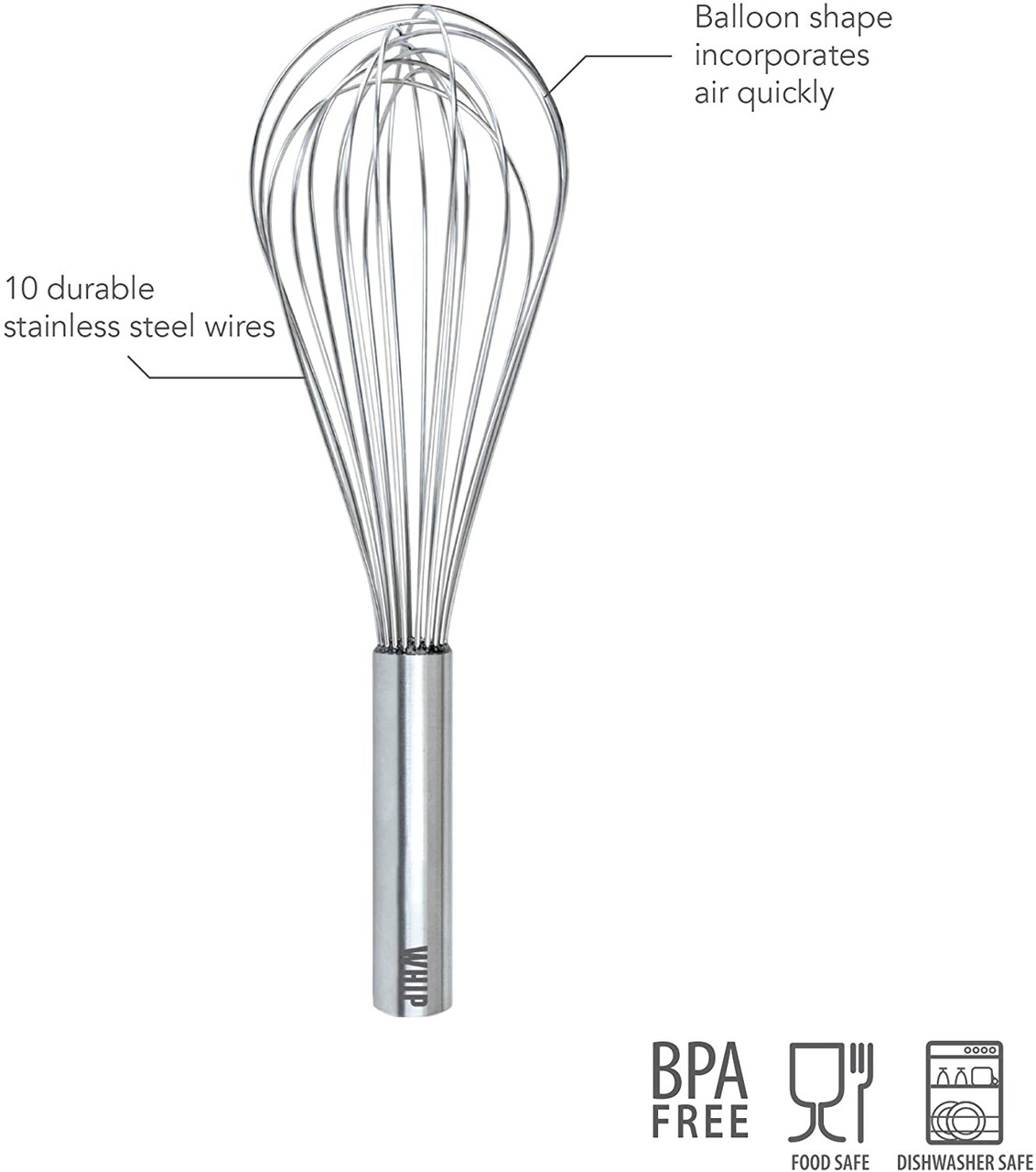 Stainless Steel 6″ Mini Whisk – Tovolo