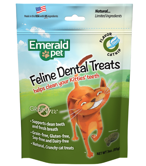Emerald Pet Catnip Dental Treat, 3z