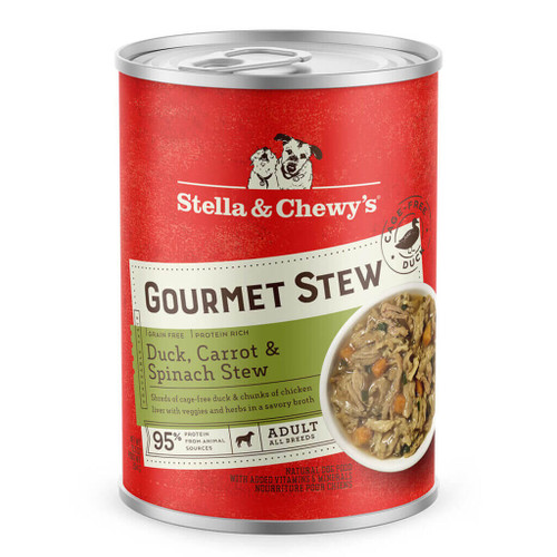 Stella and Chewy's Gourmet Duck, Carrot & Spinach Stew for Dogs, 12.5oz