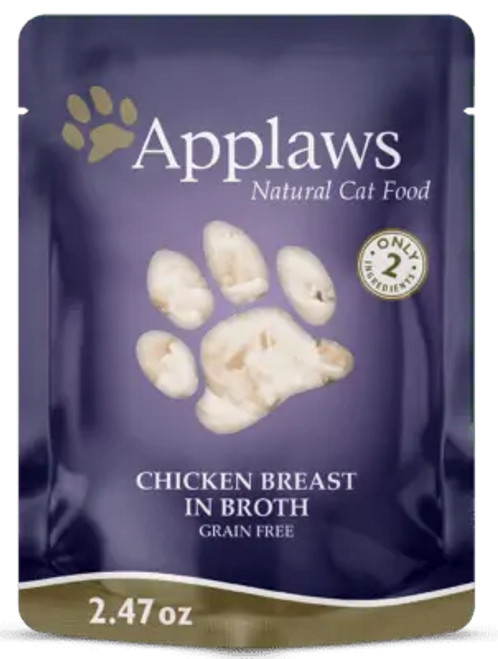 Applaws Chicken Breast in Broth (Pouch), 2.47z