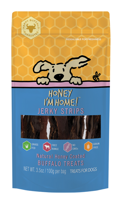 Honey I'm Home! Buffalo Jerky Strips, 3.5oz