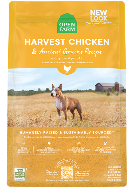 Open Farm Harvest Chicken & Ancient Grains, 4lb