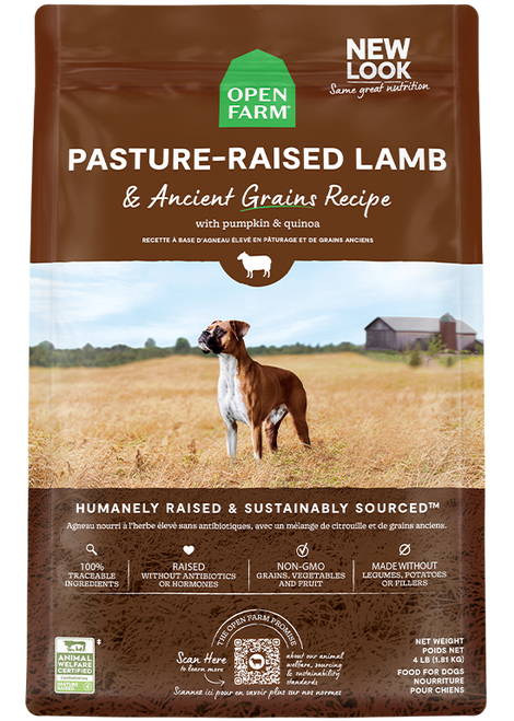Open Farm Pasture Raised Lamb & Ancient Grains, 4lb