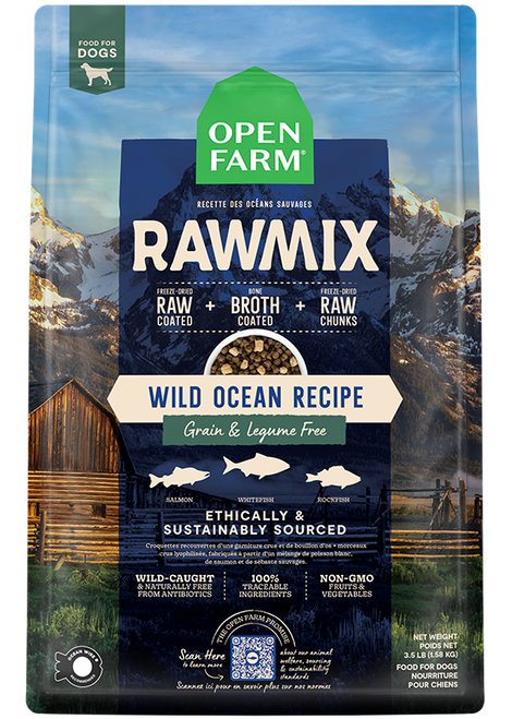 Open Farm Wild Ocean Grain-Free RawMix, 3.5lb