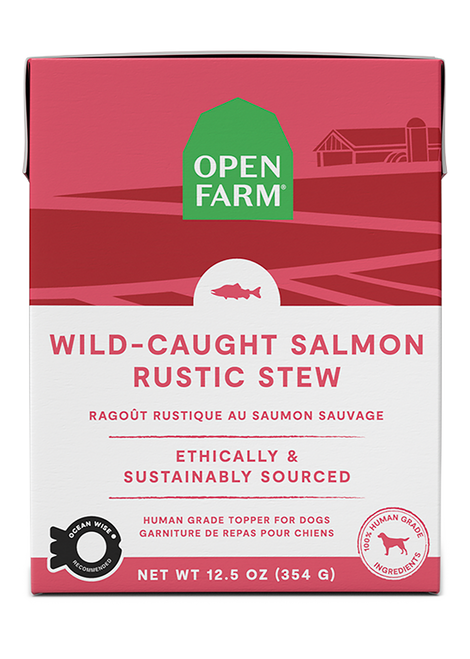 Open Farm Wild Caught Salmon Rustic Stew Wet Dog Food, 12.5z