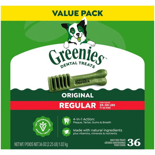 Greenies Original Dental Chew, 36oz