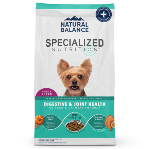 Natural Balance Small Breed Digestive & Joint Health Chicken & Oatmeal Formula