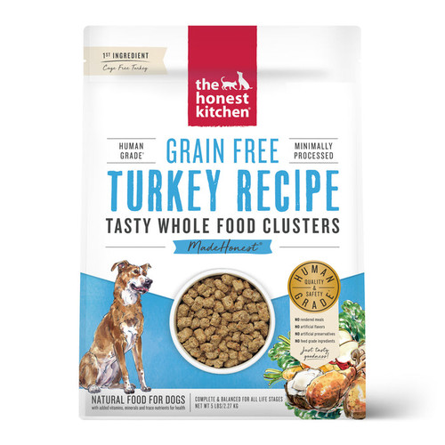 The Honest Kitchen Grain Free Turkey Whole Food Clusters, 5#