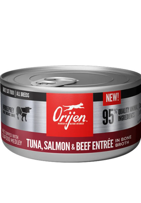 Orijen Tuna, Salmon and Beef Entree Wet Cat Food