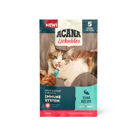 Acana Lickables Cat Treat Tuna Recipe, 5ct