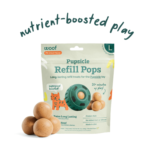 Woof Pupsicle Pops Beef & Peanut Butter