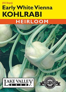 Lake Valley Kohlrabi Early White Vienna Seed