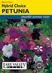 Lake Valley Petunia Hybrid Choice Mix Seed