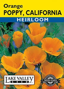 Lake Valley Poppy (California) Orange Seed