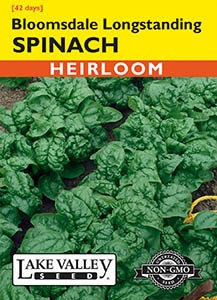 Lake Valley Spinach Bloomsdale Longstanding Seed