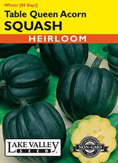 Lake Valley Squash (Winter) Table Queen Acorn Seed