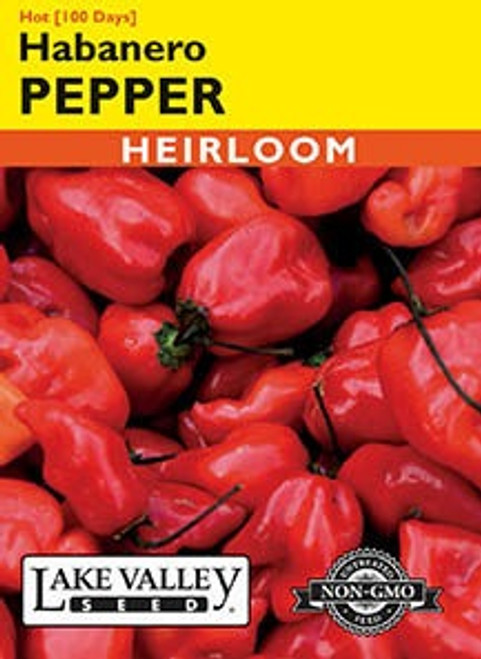 Lake Valley Pepper (Hot) Habanero Red Seed