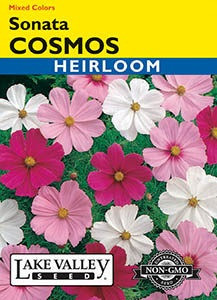 Lake Valley Cosmos Sonata Mixed Colors Seed