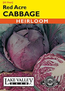 Lake Valley Cabbage Red Acre Seed