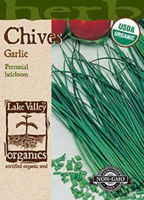 Lake Valley Chives Garclic Organic Seed
