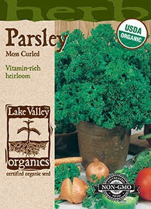 Lake Valley Parsley Moss Curled Organic Seed