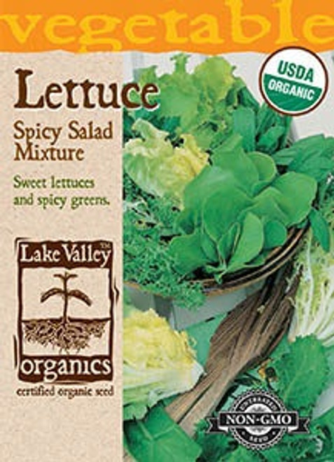 Lake Valley Spicy Salad Mix Organic Seed