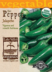 Lake Valley Pepper (Hot) Jalapeno Early Organic Seed