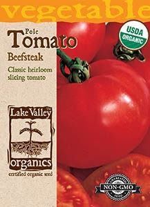 Lake Valley Tomato (Pole) Beefsteak Organic Seed