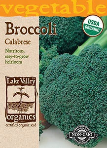Lake Valley Broccoli Calabrese Organic Seed