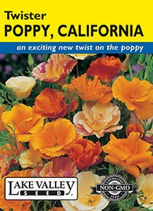 Lake Valley Poppy (California) Twister Mixed Colors Seed