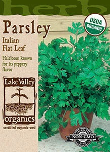 Lake Valley Parsley Italian Flat Leaf Organic Seed