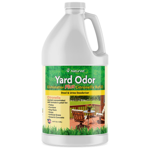 NaturVet Yard Odor Eliminator, 64oz refill