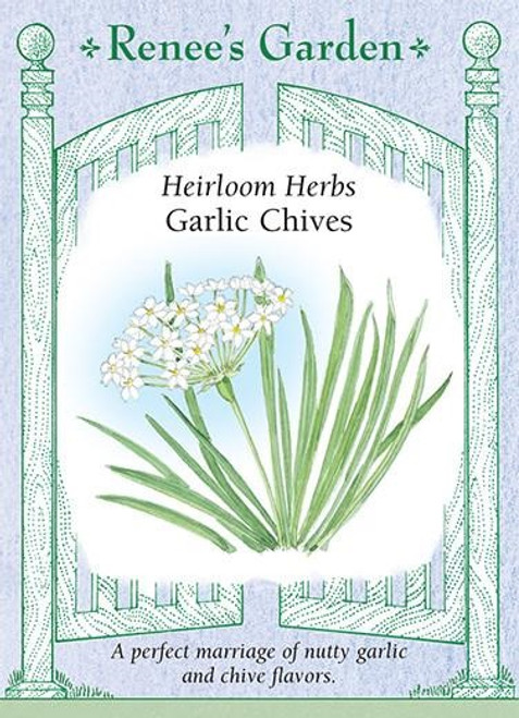 Renee's Garden 'Garlic Chives' Heirloom Herb Seed