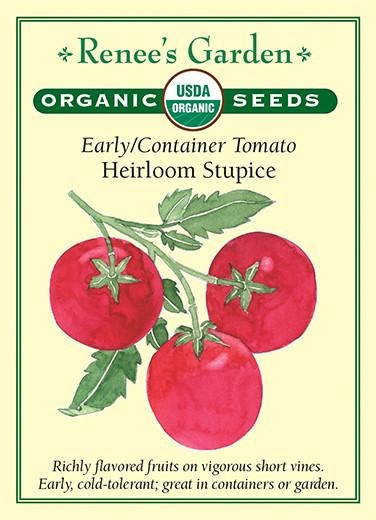 Renee's Garden 'Heirloom Stupice' Early/Container Tomato Seed