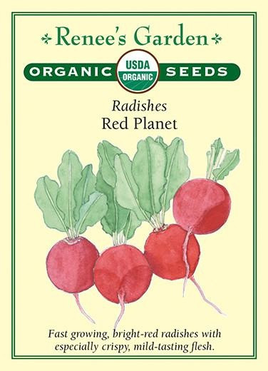 Renee's Garden 'Red Planet' Radishes Organic Seed