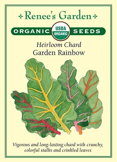 Renee's Garden 'Garden Rainbow' Heirloom Chard Organic Seed