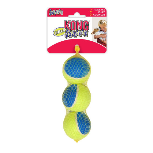 Kong Ultra SqueakAir Balls Medium, 3 pack