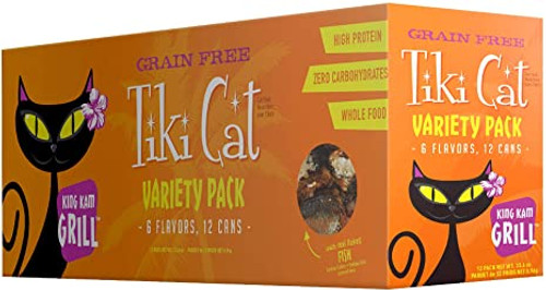 Tiki Cat Grill Variety Pack, 12 Pack