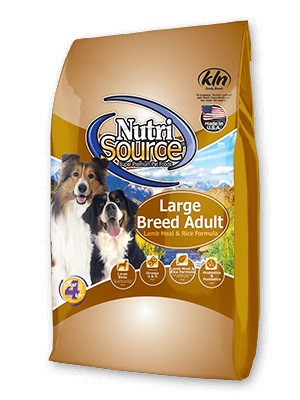 nutrisource large breed lamb and pea