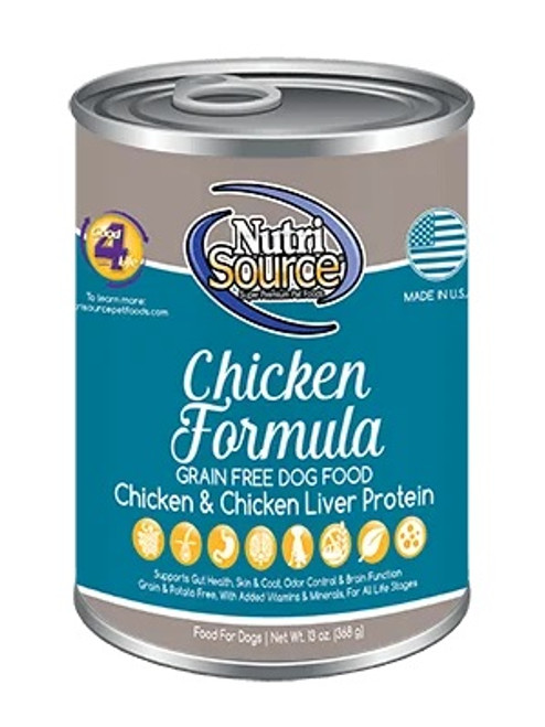 NutriSource Chicken Formula, 13oz