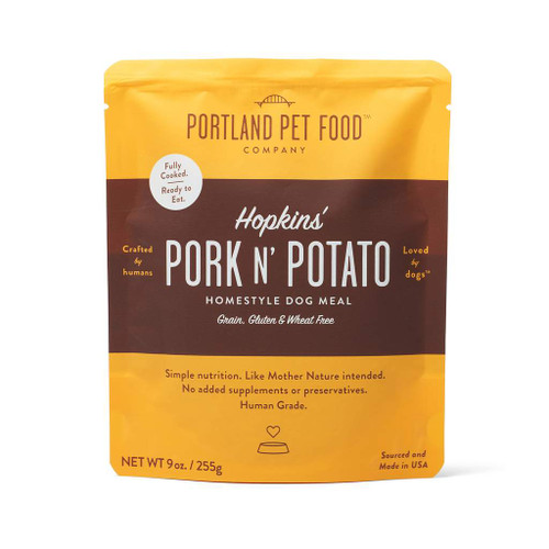 Portland Pet Food Hopkins Pork N Potato Meal, 9oz