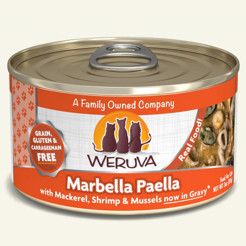 Weruva Cat Marbella Paella Mackerel/Shrimp, 5.5oz