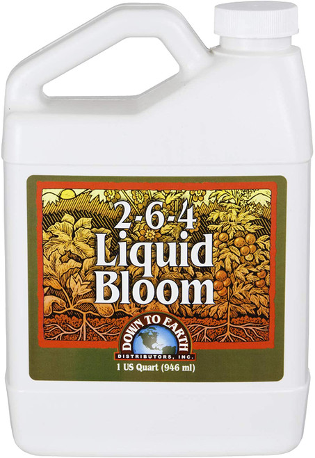 Down To Earth Liquid Bloom Fertilizer 2-6-4